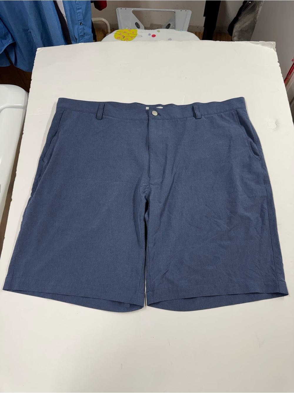 Peter Millar Shorts Mens 42 Classic Blue Shackelford Performance Hybrid Golf